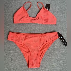 Tavik Jayden Full CoverBikini Set Women's XSmall Camellia Stretch Swimwear